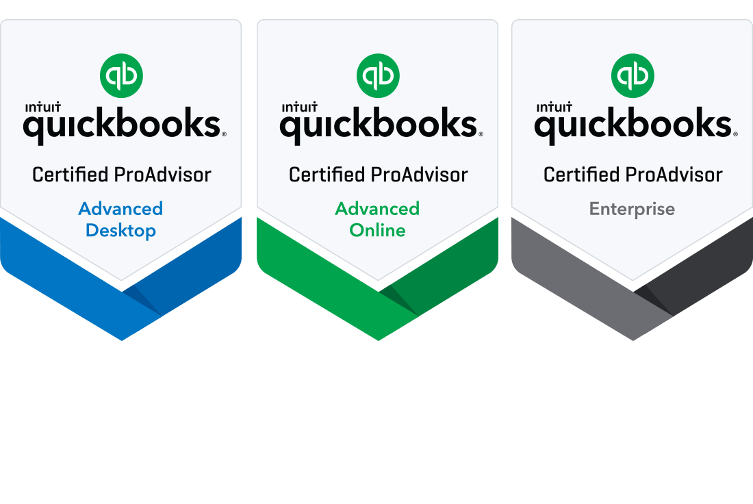 Intuit QuickBooks ProAdvisor Certifications - Advanced Desktop, Advanced Online, Enterprise